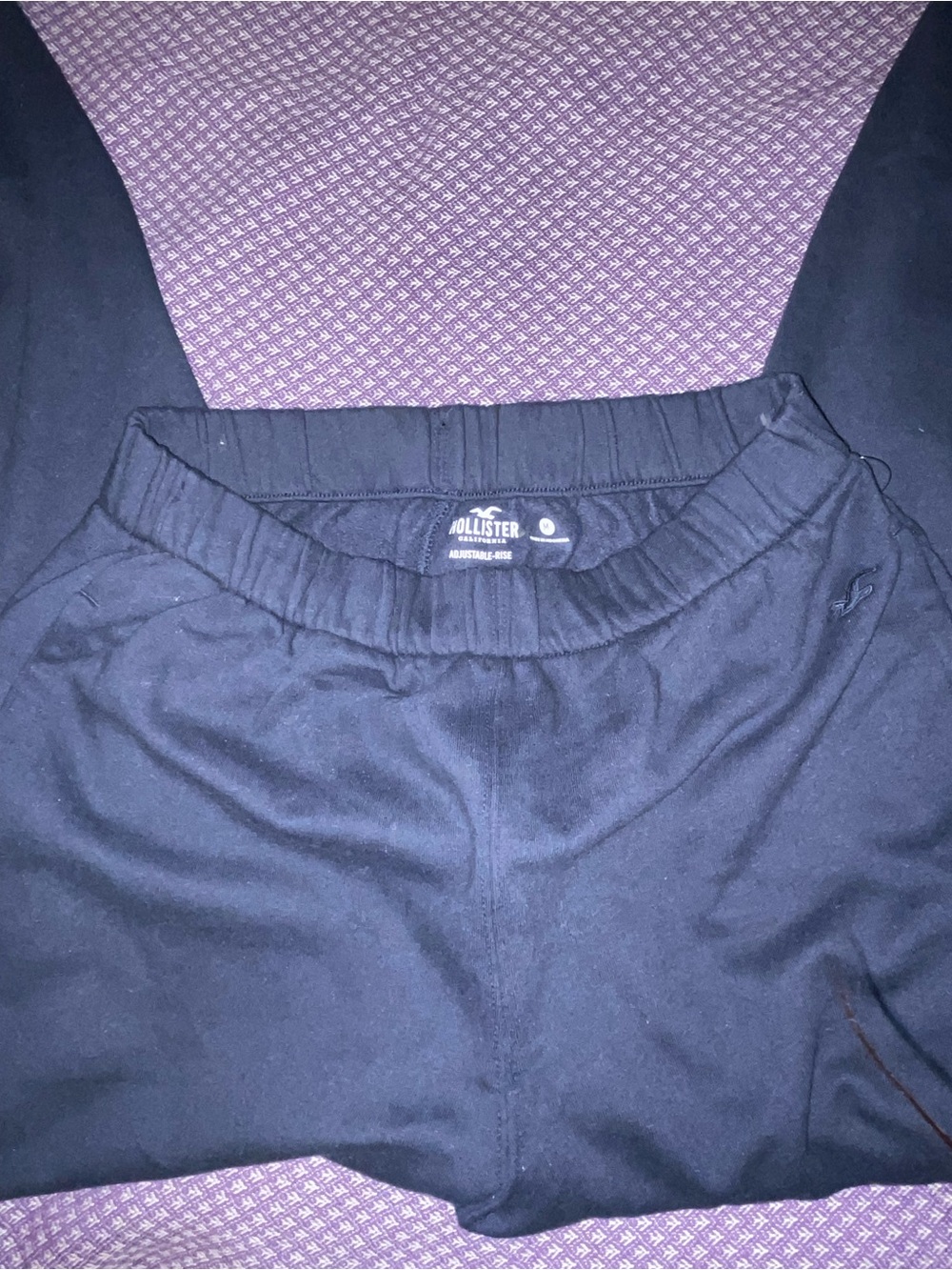 Hollister Women’s Navy Elastic Waist Sweatpants